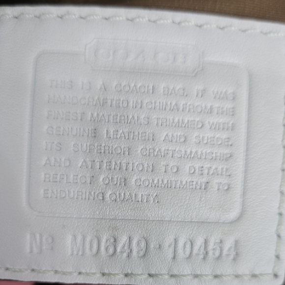 * SALE PRICE Coach VINTAGE Hampton Multicolor Patchwork Tote " No Hang Tag" - Picture 6 of 16